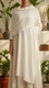 Cream Winter Stole PW5771