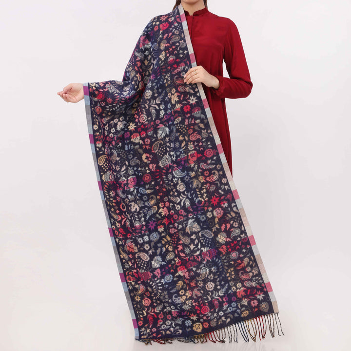 Blue Double Side Wearing Stole PW5814