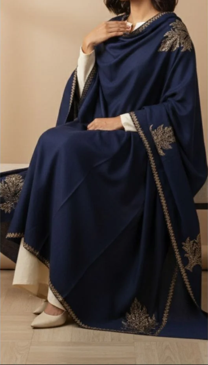 Blue Winter Shawl PW5821