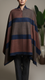 Beige Winter Cape Shawl PW5912