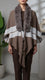 Beige Winter Cape shawl PW5914
