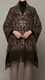 Brown Winter Cape shawl PW5920