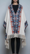Cream Winter Cape shawl PW5921