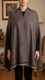Coffee Winter Cape Shawl PW5923