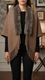 Brown Winter Cape Shawl PW5926