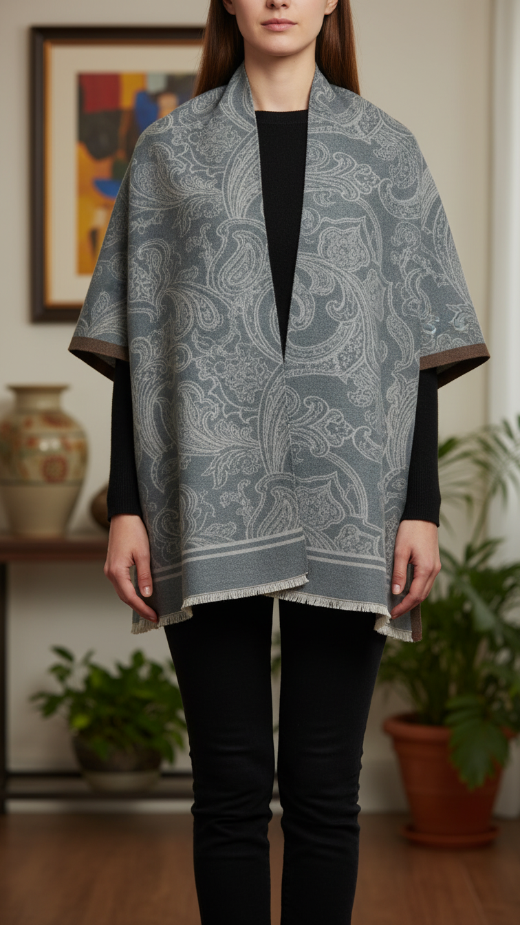 Multy Winter Cape Shawl PW5931