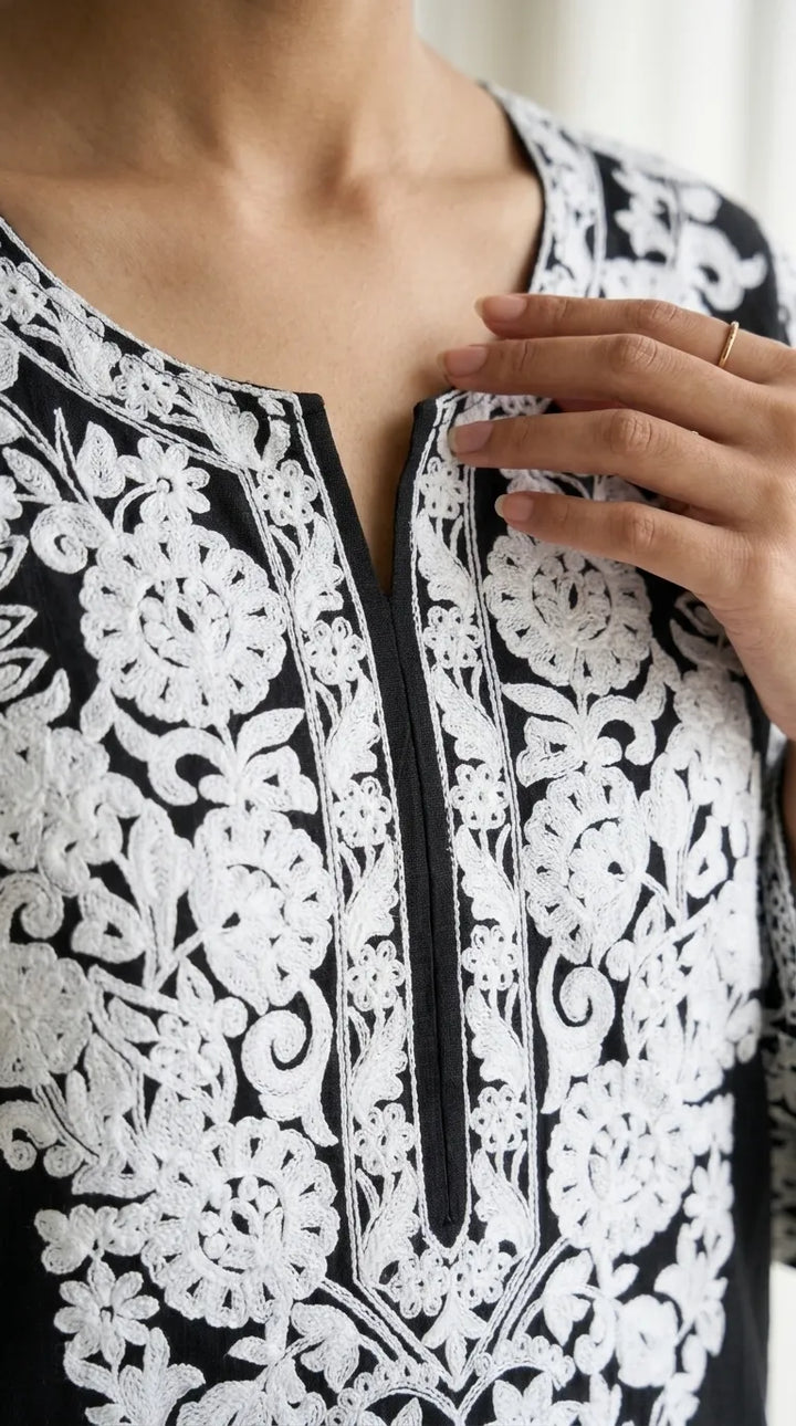 3 PC Embellished Khaddar Stitched Suit PW609501