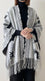 Black Acrylic Cape Shawl PW610001