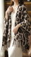 Brown Acrylic Cape Shawl PW610102