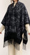 Black Acrylic Cape Shawl PW610501