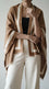 Brown Winter Cape Shawl PW612302