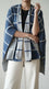Navy Winter Cape Shawl PW612648