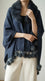 Blue Acrylic Cape Shawl PW612812