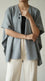 Grey Acrylic Cape Shawl PW613107