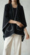 Black Acrylic Cape Shawl PW613201