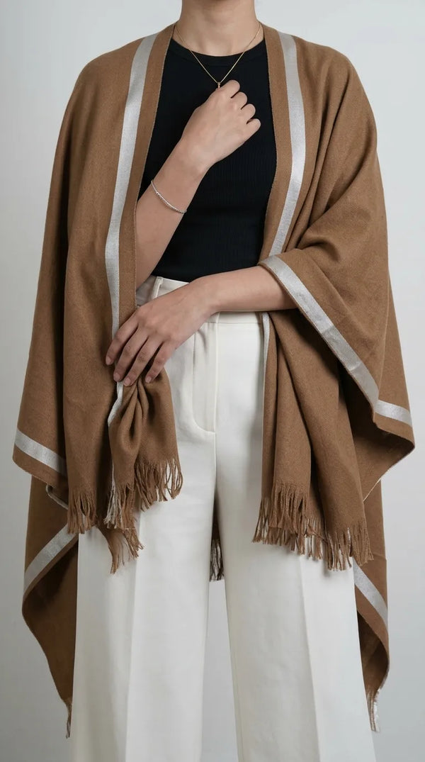 Brown Winter Acrylic Stole PW613502