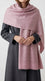 Tea Pink Winter Stole PW6137B1