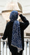 Navy Winter Acrylic Stole PW613848