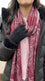 Red Winter Acrylic Stole PW614013