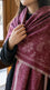 Maroon Winter Acrylic Stole PW614305