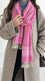 Skpink Winter Acrylic Stole PW616159