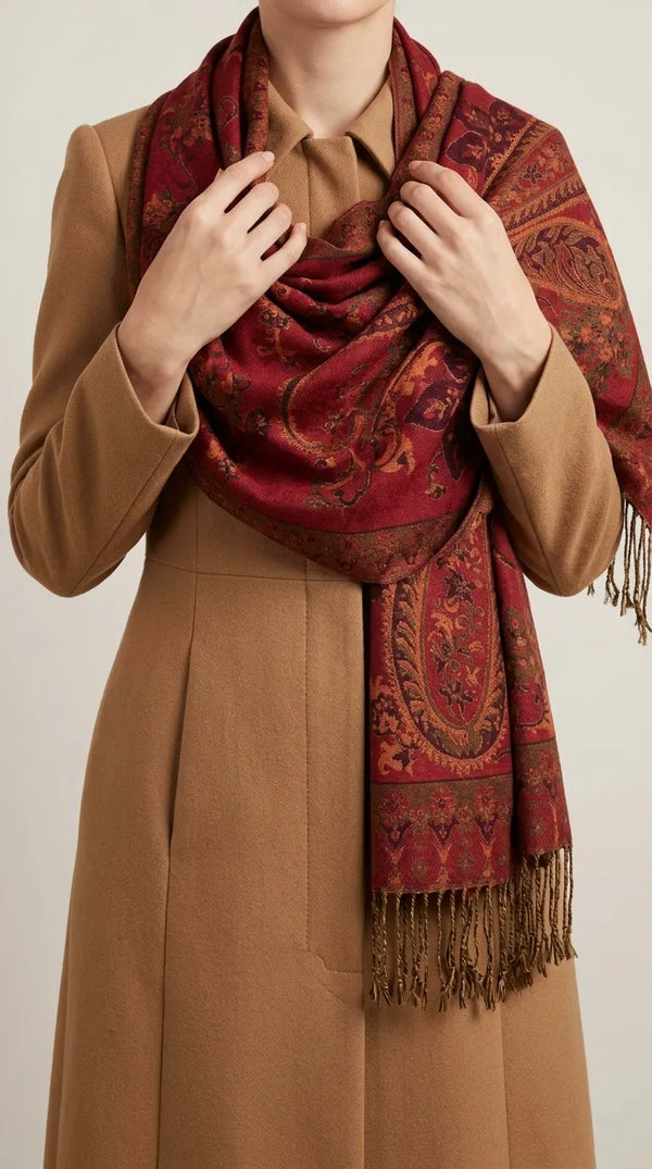 Red Winter Stole PW616813