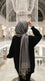 Grey Winter Acrylic Stole PW617407