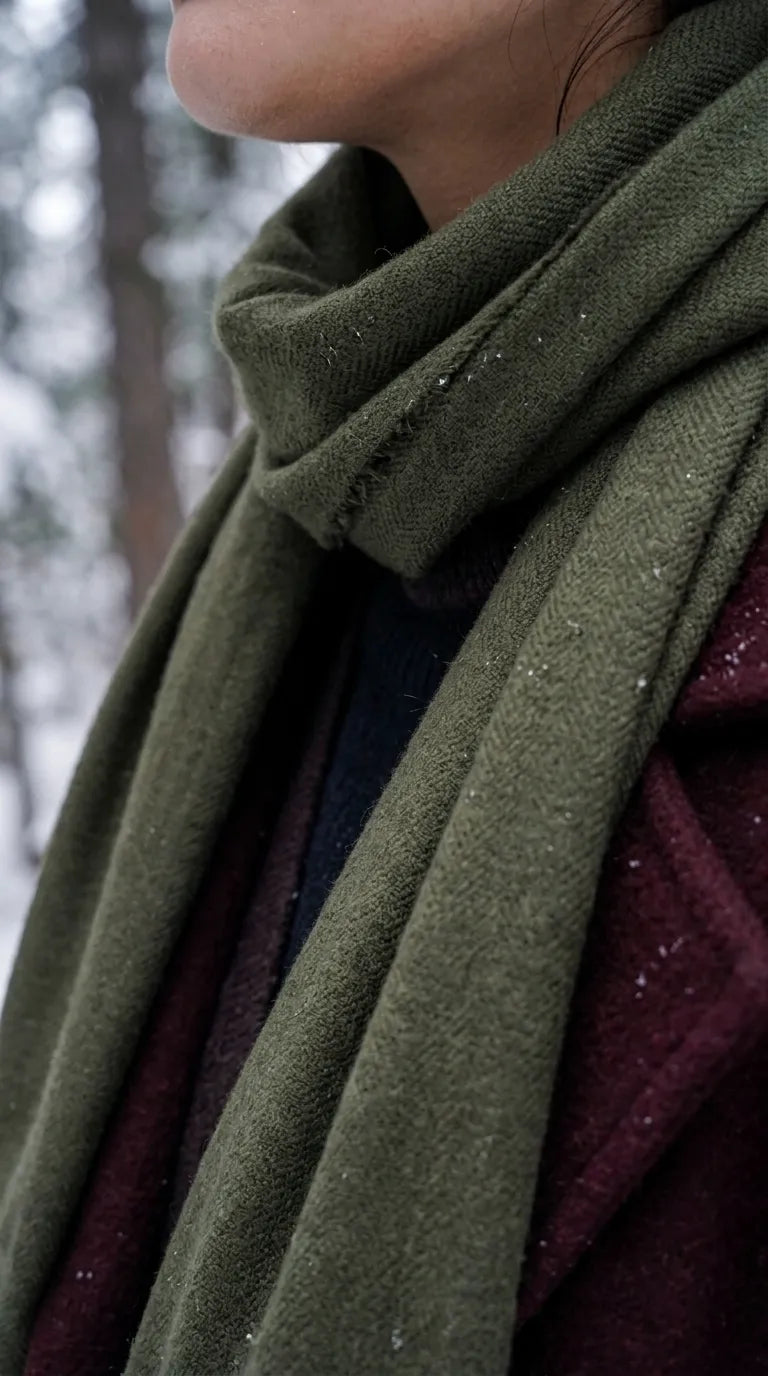 Olive Winter Muffler PW617840
