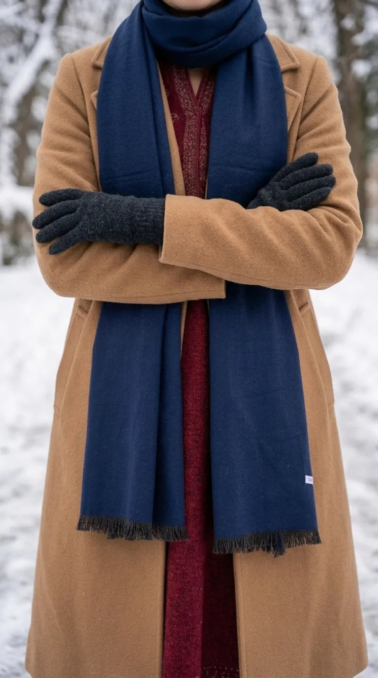 Navy Winter Muffler PW617848