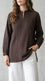 Chocolate Solid Western Top PW6250H2