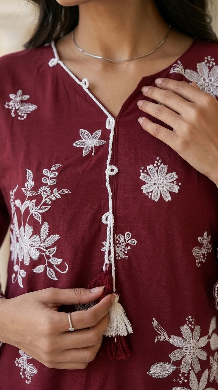 2 PC Embellished Khaddar Stitched Suit PW628805