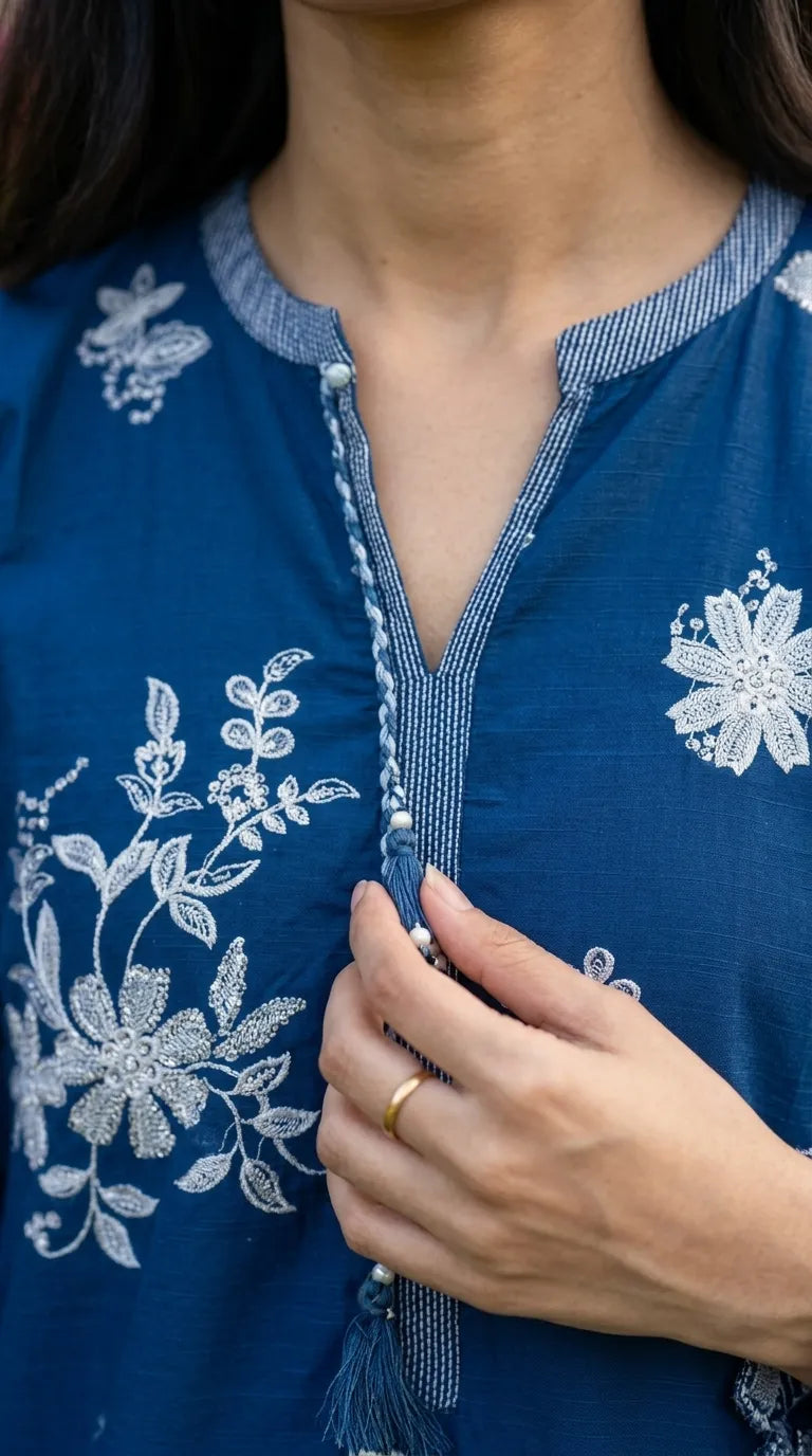 2 PC Embellished Khaddar Stitched Suit PW628812
