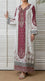 White Poly Khaddar Embroidered Stitched Kaftan PW629909