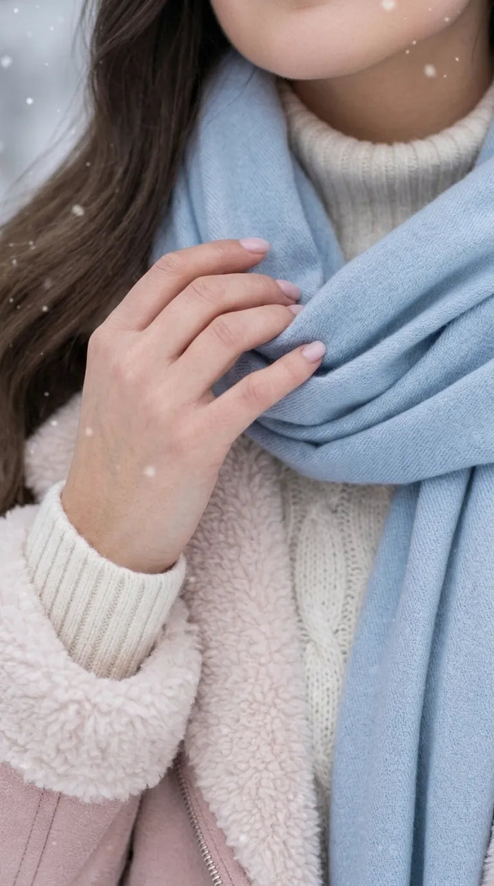 Silver Winter Acrylic Stole PW674816