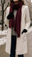 Maroon Winter Acrylic Stole PW675005