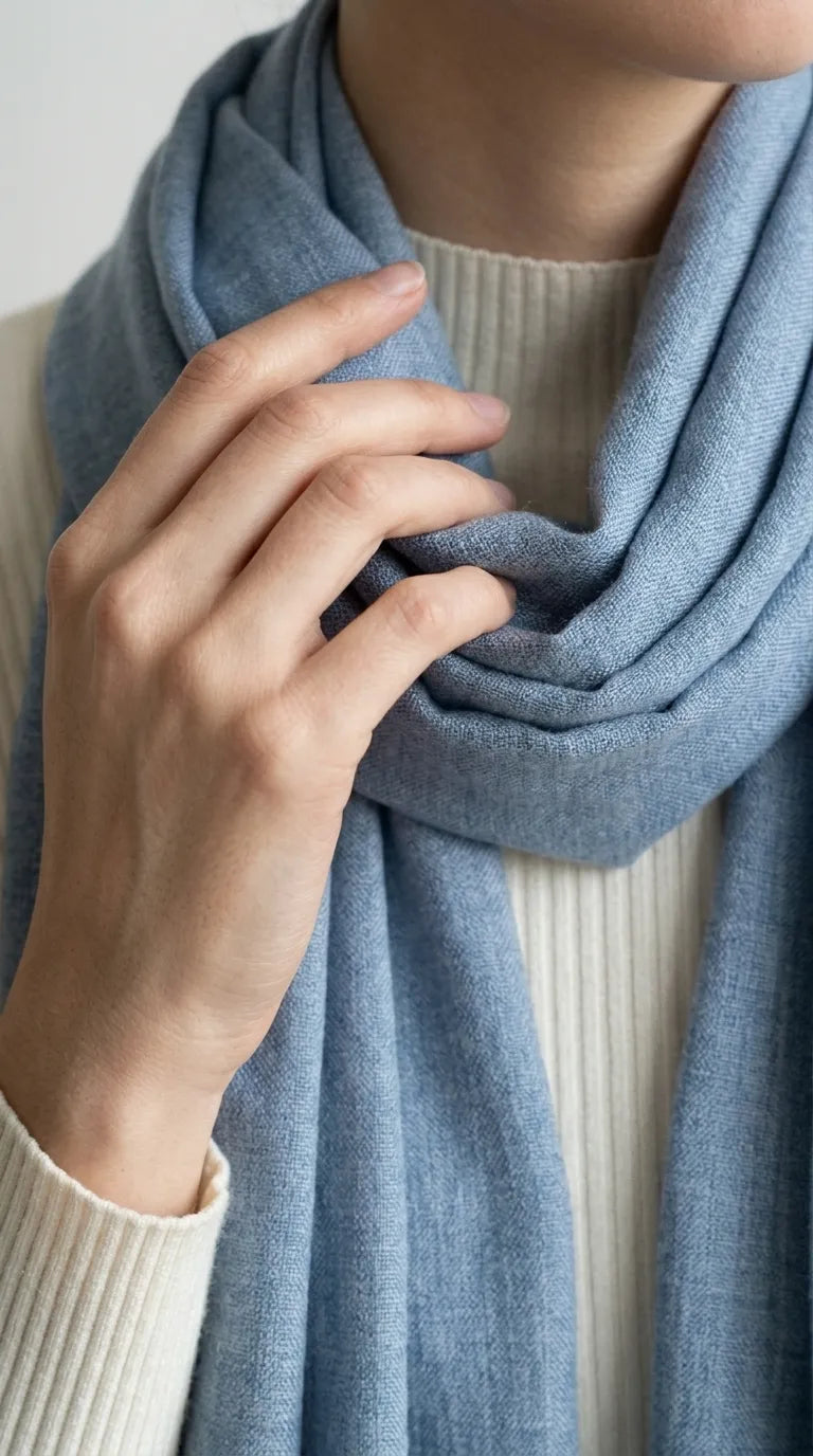 Grey Winter Acrylic Stole PW675007