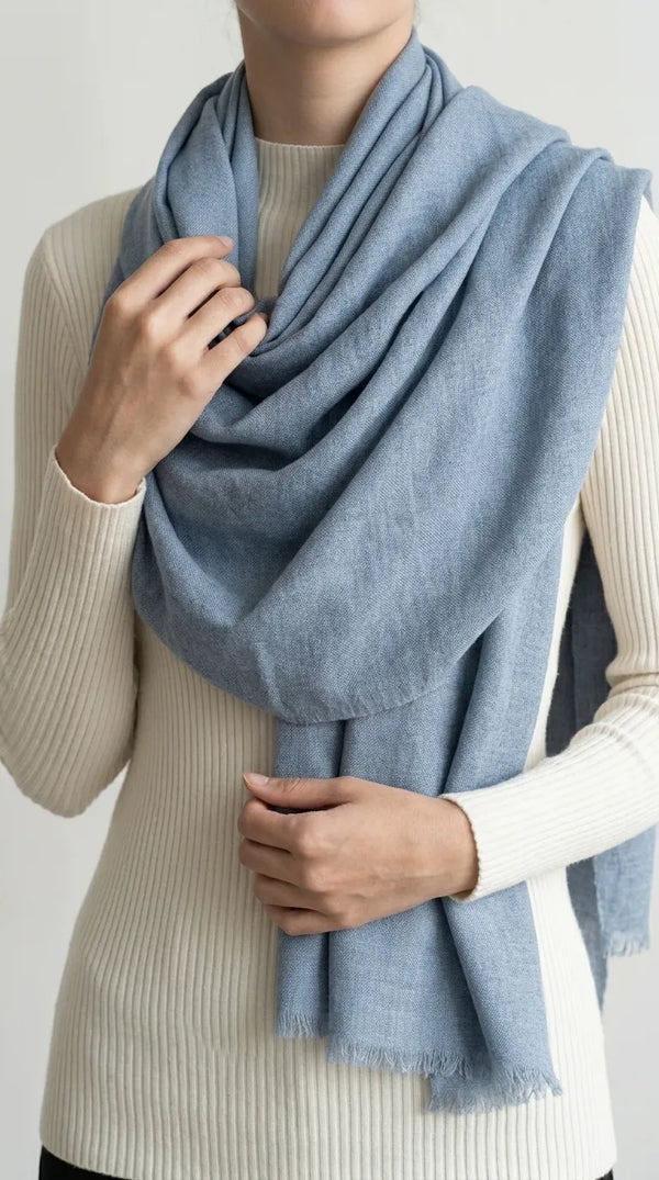 Grey Winter Acrylic Stole PW675007