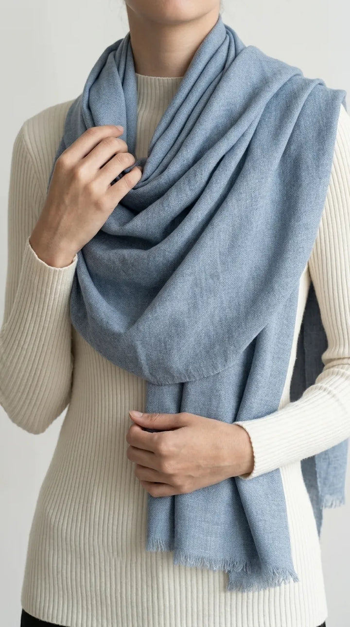 Grey Winter Acrylic Stole PW675007