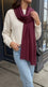 Maroon Winter Acrylic Stole PW675205