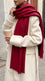 Red Winter Acrylic Stole PW675213