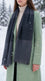 Black Winter Acrylic Stole PW675301
