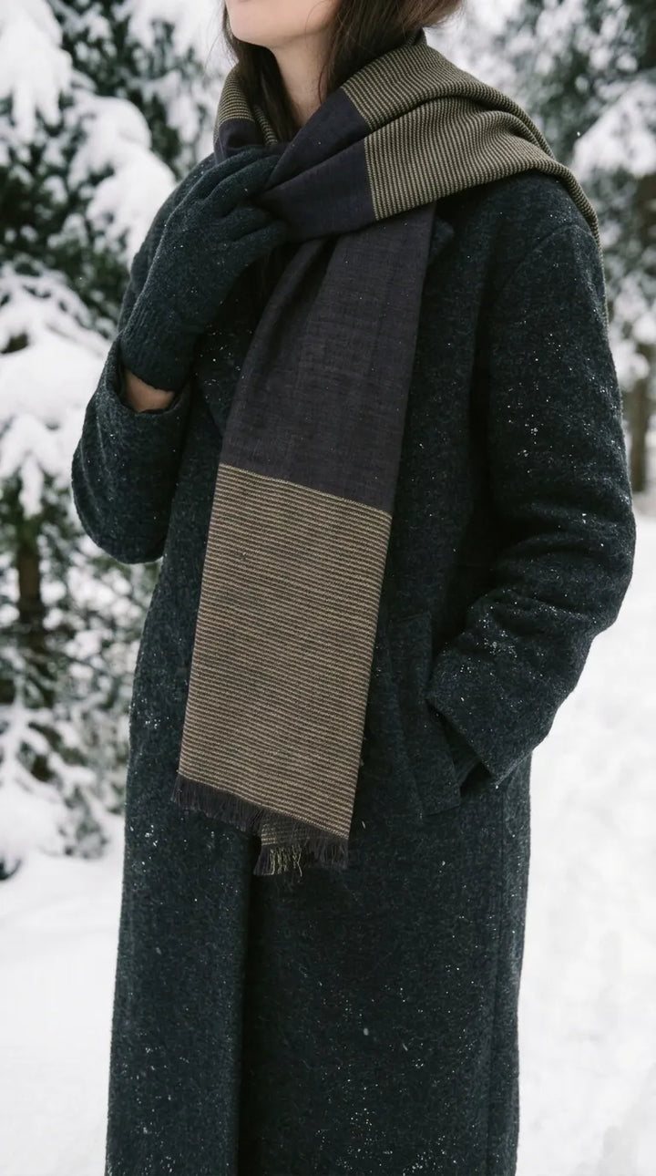 Coffee Winter Acrylic Stole PW675341