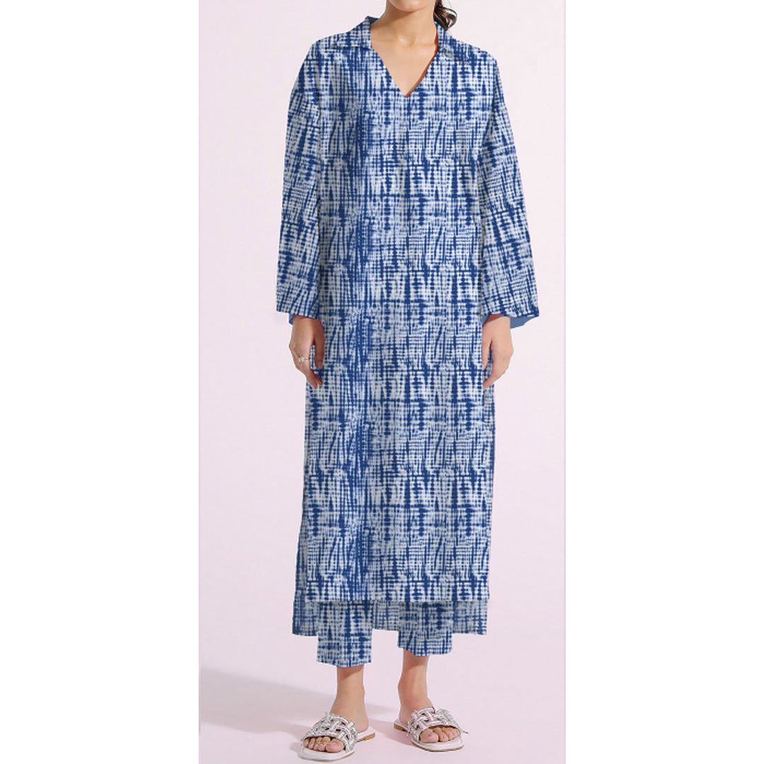2PC- Unstitched Digital Printed Khaddar Suit PW9577