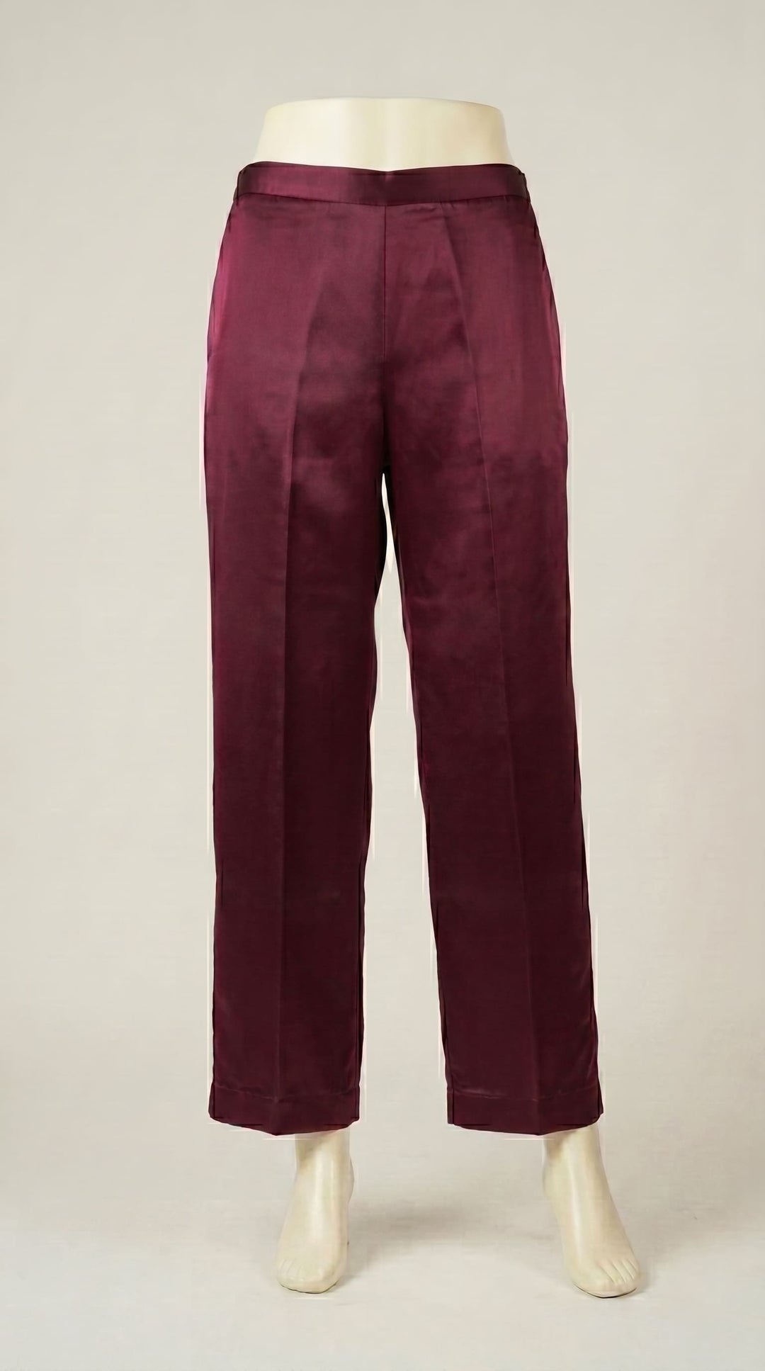Maroon Plain Cambric Trouser Pl603305
