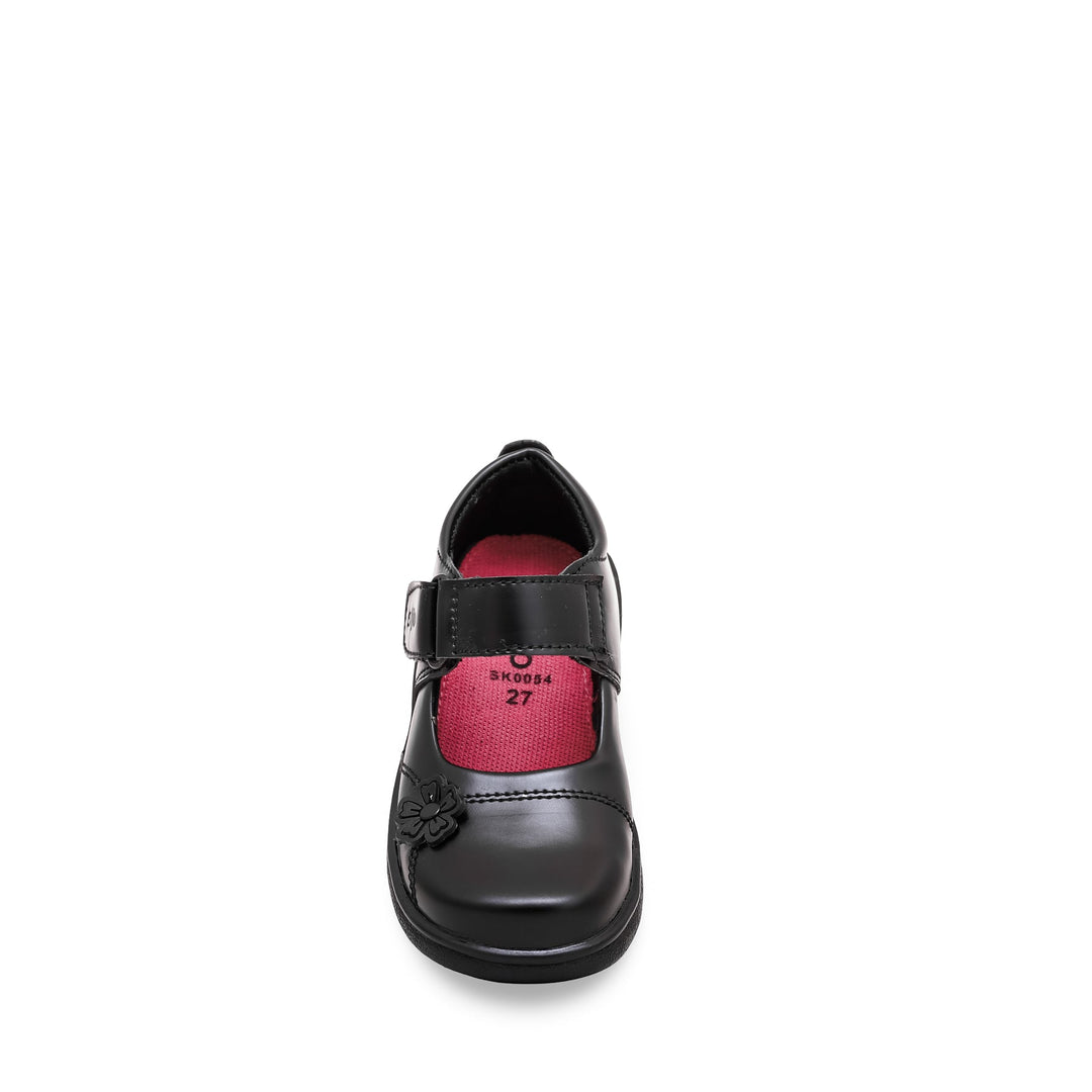 Boys Black Velcro School Shoes SK0054