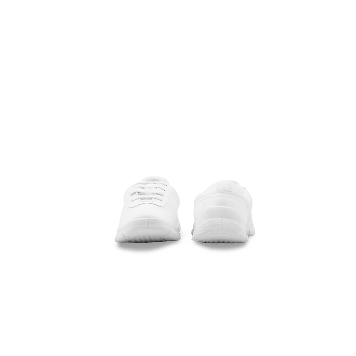 Girls White Sports School Shoes SK0155