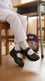 Girls Black Velcro Strap School Shoes SK0158