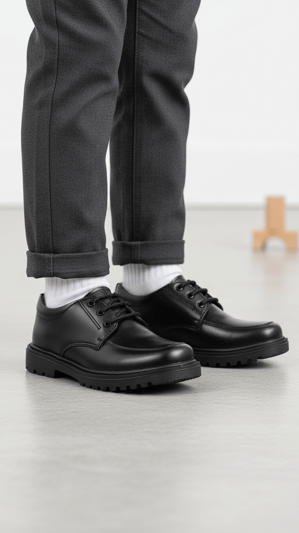 Boys Lace Up School Shoes SK1065