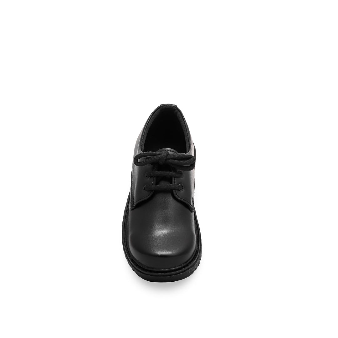 Boys Black Lace Up School Shoes SK1074