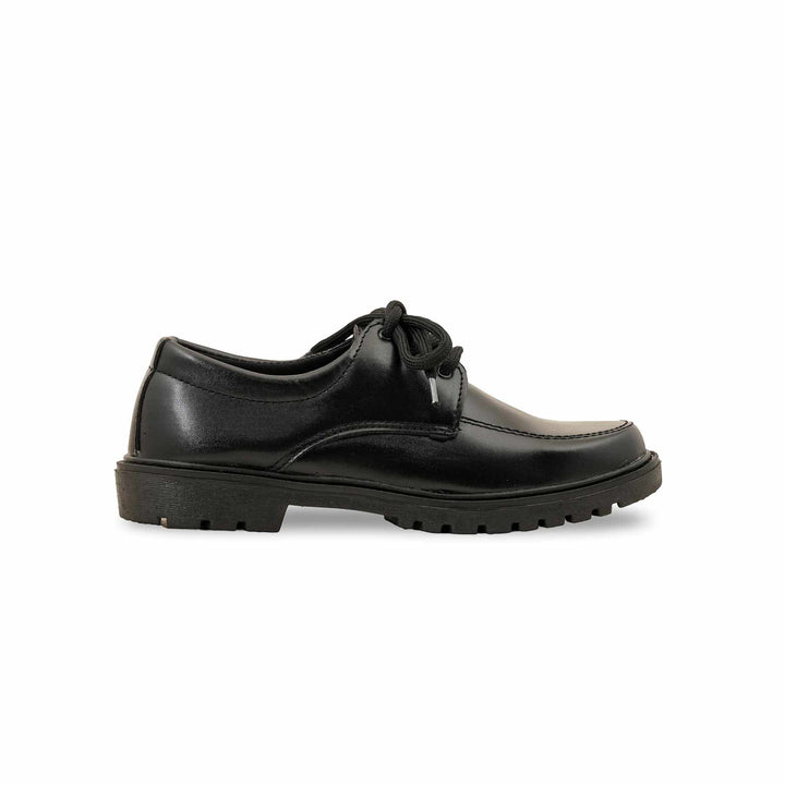 Boys Black Lace Up School Shoes SK1092